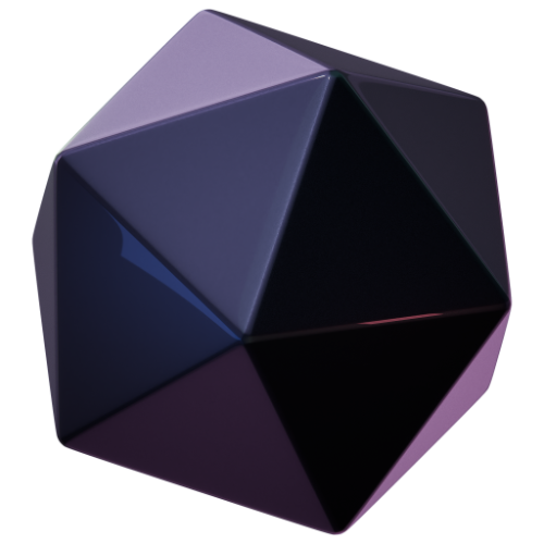 Icosahedron 3D image